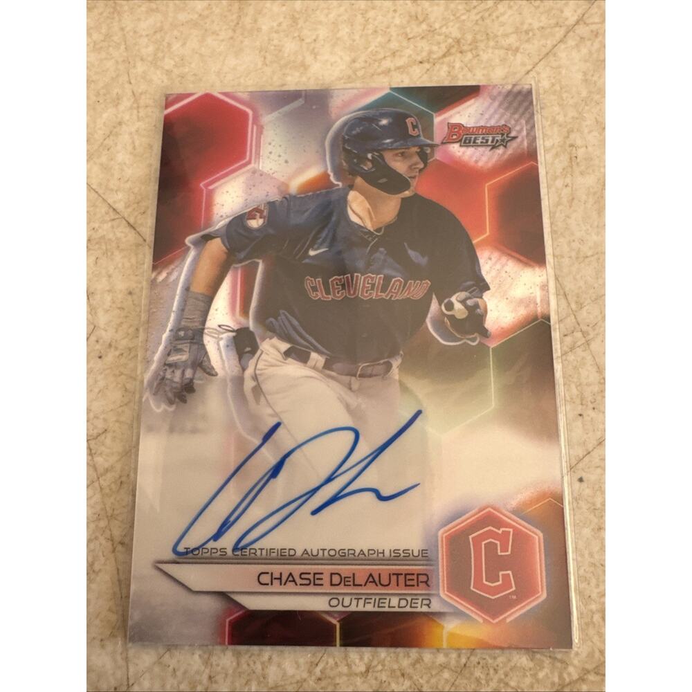 2023 Bowman's Best Chase DeLauter Auto #B23-CDE Guardians